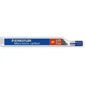 Staedtler Etui De 12 Mines 0,5 Mm B Mars Micro Carbon 250 pas cher