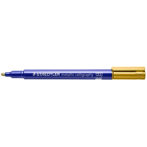 Comparateur de prix : STAEDTLER Marqueur permanent metallic calligraphy, or
