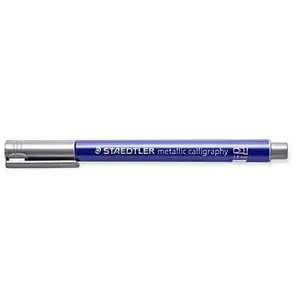 STAEDTLER Marqueur permanent metallic calligraphy, argent pas cher