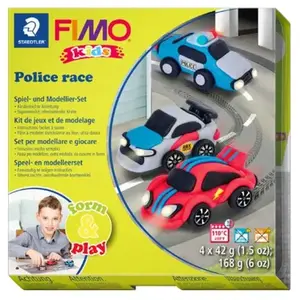 Comparateur de prix : Staedtler Kit Fimo Kids Course de police