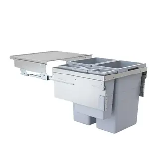 Hailo Euro Cargo 600 inbouwsysteem 90 liter voor uittrekfront 4 binnen...Vendu parbol