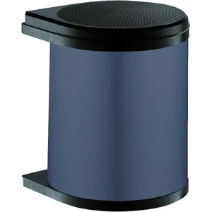 Hailo Mono afvalemmer 15 liter donkergrijs/zwart 351500 pas cher