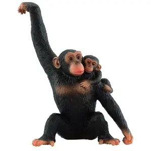 Comparateur de prix : Jouet - BULLYLAND - Chimpanzé avec bébé - Modèle B63594 - Intérieur - Mixte
