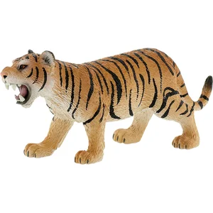 Figurine Tigre - BULLYLAND - 15 cm - Marron, Blanc, Noir et Rose - Pour Enfant pas cher