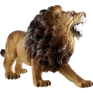 Figurine Lion - BULLYLAND - ANIMAUX - 13 cm - Marron, Blanc et Noir pas cher