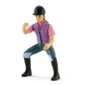 Bullyland Figurine Personnage - BULLY - Julia Cavalière - 10cm - Articulée - Peinte à la main pas cher