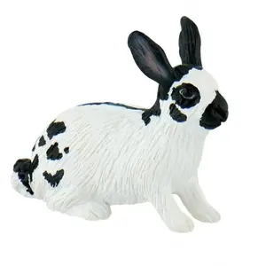 Figurine Lièvre noir et blanc Bullyland