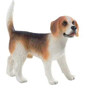 Figurine Chien Beagle - BULLYLAND - Henry - Peinte à la main - 5.5cm x 5cm pas cher