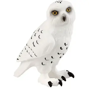 Figurine Hibou des Neiges - BULLYLAND - Animal World - 5,5 cm - Peinte à la main pas cher