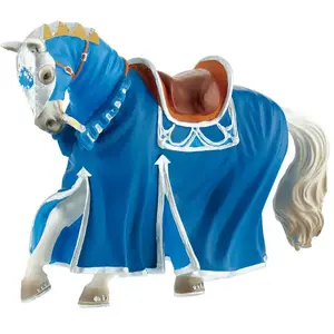 Bullyland Figurine Cheval Tournoi Bleu pas cher