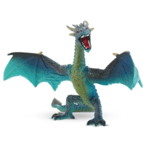Bullyland - Dragon - Bleu pas cher