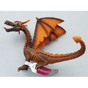 Figurine - BULLYLAND - Dragon orange assis - Mixte - 3 ans - Intérieur pas cher