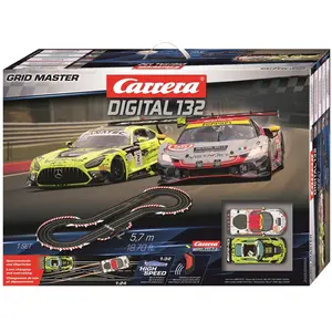 Carrera Grid Master, Digital 132 Autorennbahn Set pas cher