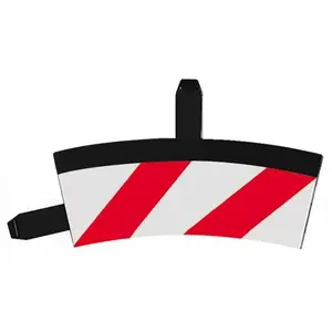 Carrera - rail et accessoire pour circuit - 20020569-1/24 et 1/32 - Carrera Evolution -Carrera Digital 132 et 124 - Bordures intérieurs pour les virages relevés 1/30° (6), embouts (2) pas cher