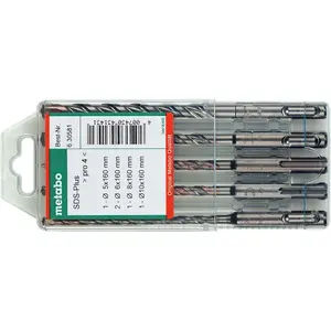Comparateur de prix : Metabo Coffret de 5 forets SDS-plus Pro 4 Metabo - 630581000