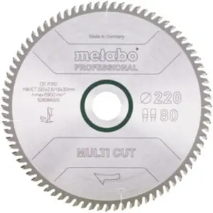 Metabo MultiCutProf 220 x 30, 80 FZ/TZ 10° pas cher
