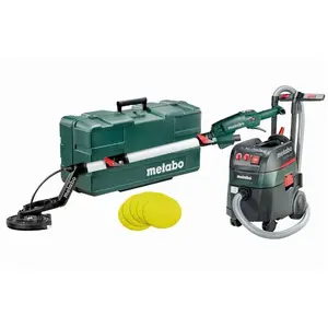 Metabo - Ponceuse à bras lsv 5-225 Comfort Coffret + aspirateur asr 35... pas cher