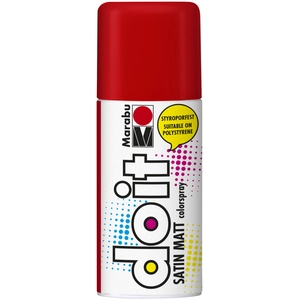 Marabu Peinture en bombe DO IT 150 ml Couleur rouge rubis n°31 en aérosol à résine acrylique Mate satinée, séchage rapide, pour papier, pas cher