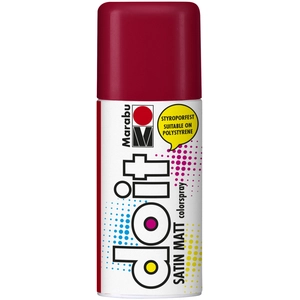 Peinture en bombe - MARABU - DO IT - 150 ml - Couleur bordeaux n°34 - Acrylique mate satinée pas cher