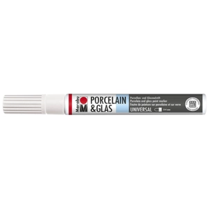 Marabu marqueur porcelaine porcelain painter, blanc 012334070 pas cher