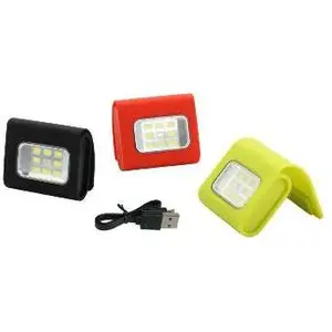 GA Toad Clip Light Petite Lampe Rechargeable De Signalisation Rouge/Blanche Magnétique pas cher