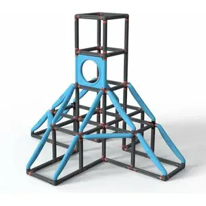 Smoby Big - Kraxxl Le Géant - Structure d'Escalade pour Enfants en Plastique Soufflé - Aire de Jeu - Multiples Combinaisons - Dès 3 Ans - 800055701 pas cher