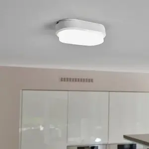 Müller-Licht Lampe LED pour pièce humide avec détecteur de mouvements StarLicht 20300536 LED intégrée 8 W blanc neutre blanc pas cher