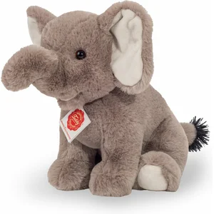 Doudou éléphant assis 25 cm Hermann Teddy pas cher