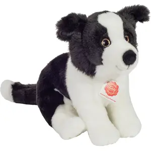 Hermann Teddy Peluche Chiot Border Collie Assis 25 Cm pas cher