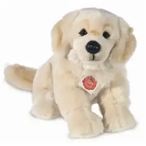 Comparateur de prix : Peluche chien golden retriever assis - 30 cm
