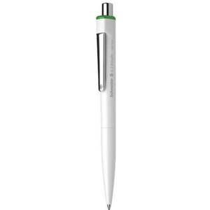 SCHNEIDER - stylo à bille rétractable K3 blanc, couleur de l'encre: vert, largeur d'écriture: M -3274 pas cher