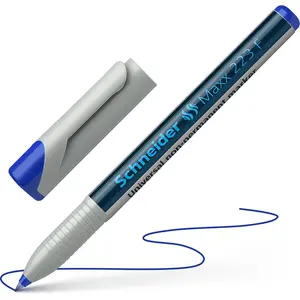 SCHNEIDER - Marqueurs non permanent pour rétroprojecteurs 223F, bleu pas cher