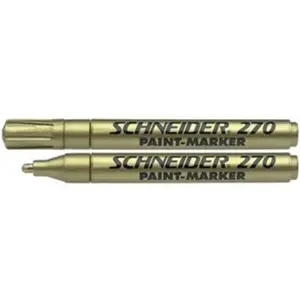 Comparateur de prix : SCHNEIDER - Marqueur peinture 278, or, largeur du trait: 0,8mm -127853