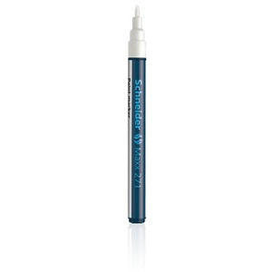 SCHNEIDER - Marqueur peinture 271,blanc,largeur du trait:1-2mm -127149 pas cher