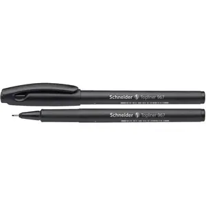 Schneider Schrijfwaren Feutre Fineliner Topliner 967 04 noir pas cher