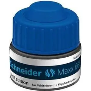 Schneider Schrijfwaren Station de recharge Maxx 665 bleu pour Marqueur tableau blanc