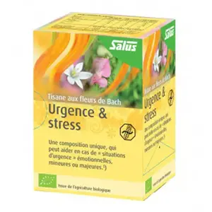 Salus - Tisane aux fleurs de Bach Urgence & Stress BIO - 15 sachets pas cher