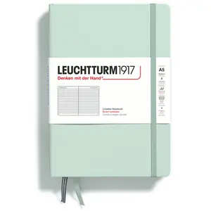 Megamoviestore Leuchtturm1917 A5 Medium Natural Colours Notitieboek ruled Mint Green - Notebook - 4004117625985 pas cher