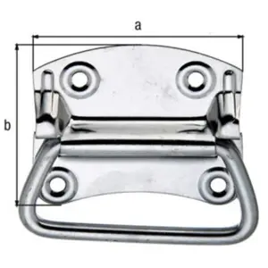 GAH Alberts Beslag Kistgreep Plaatbreedte 100 mm pas cher