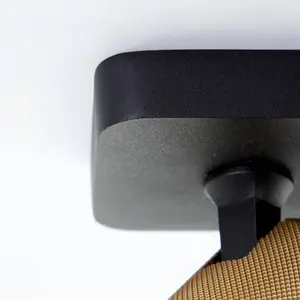 Brilliant Marty - Plafondspot - GU10 2x5W 3000K - Zwart/Goudkleurig