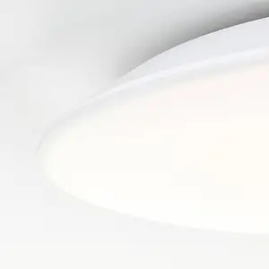Brilliant Colden - Plafondlamp Badkamer - Ø 29 cm - LED 24W - IP54 - 4000K - Wit