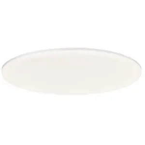 Brilliant lamp Colden LED plafondlamp 45cm wit metaal/bamboe wit 46 W LED geïntegreerdVendu parbol
