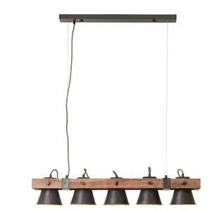 Comparateur de prix : Brilliant PLOW - Hanglamp - Bruin;Zwart