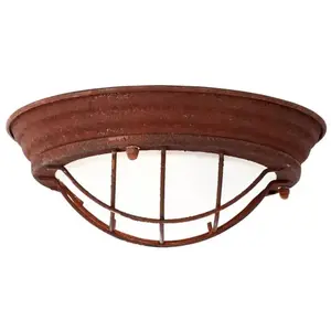 Comparateur de prix : Brilliant TYPHOON - Plafondlamp - Roestkleurig;Zwart