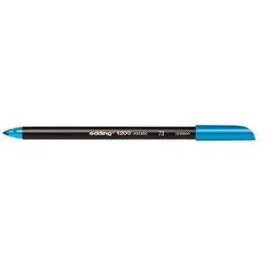 Edding 1200 métallique Feutre de Coloriage Largeur de trait : 1-3 mm Bleu Métallisé pas cher