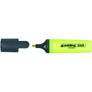 edding - surligneur edding Highlighter 345, pointe biseautée, jaune pas cher