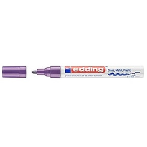 edding - Marqueur peinture edding 750, pointe ogive, violet pas cher