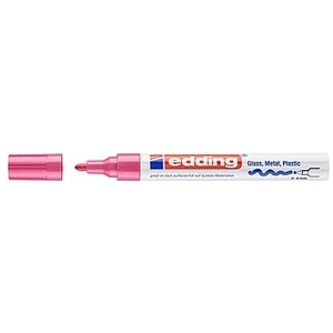edding - marqueur peinture edding 750, pointe ogive, rose pas cher