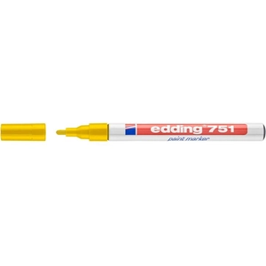 edding - marqueur peinture 751 paint marker, pointe ogive, Jaune pas cher