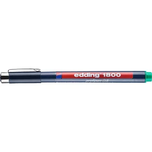 Edding 1800 profipen fineliner 0.5 groen 0,5 mm pas cher